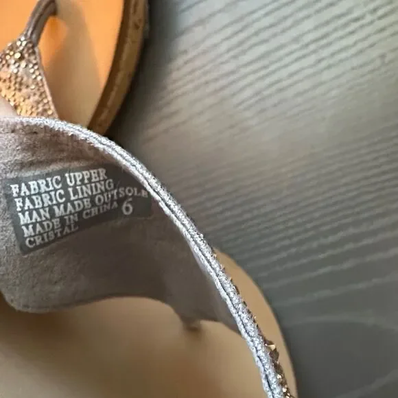 Yellow Box Women's Glittering Sandals - Picture 4 of 4